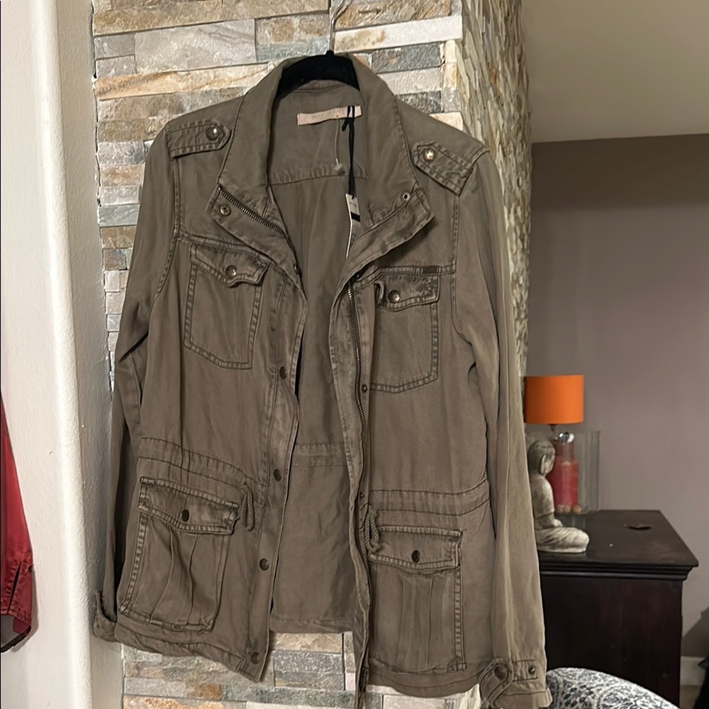Max Jeans Olive Green Safari Jacket